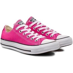 Hot Pink Converse All Stars/Chuck Taylors